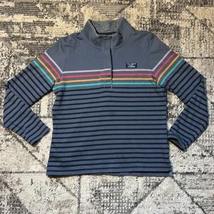women’s L.L.Bean M PETIT Long sleeve stripes Shirt